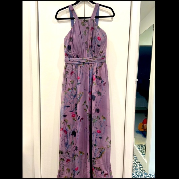 New! Little Mistress Maxi Dress in Floral Print - Picture 3 of 3